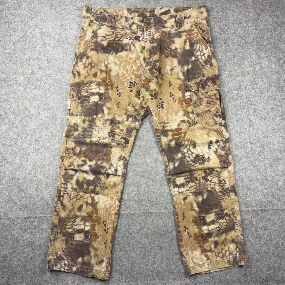 Kryptek Cargo Pants Mens 2XL Highlander Stalker Camo Tactical Hunting Outdoor